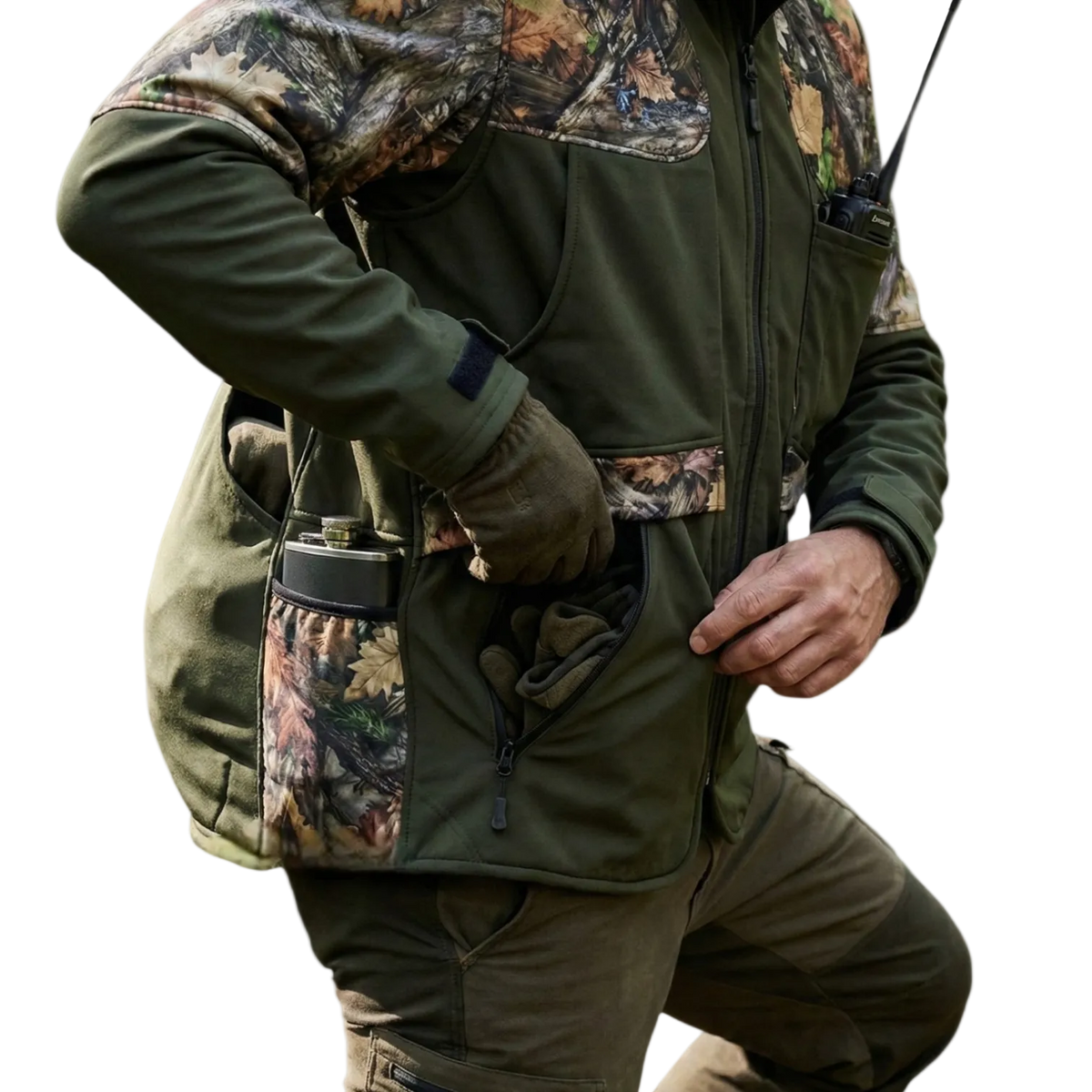 Orman Desen Taktik Ceket - Profesyonel Avcı ve Outdoor Ekipman